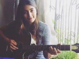 Awesome! Pooja Hegde learns the guitar and sings as well!