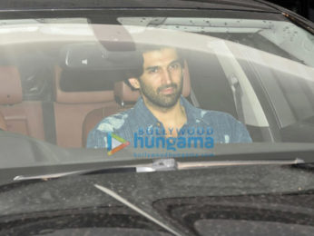 Ranbir Kapoor, Aditya Roy Kapur and Varun Dhawan snapped post dinner at Karan Johar's house