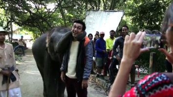 Ranbir Kapoor Plays With A CUTE Elephant In This Jagga Jasoos Video