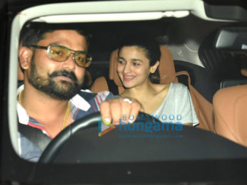 Ranbir Kapoor, Sidharth Malhotra, Alia Bhatt, Aditya Roy Kapur, Arjun Kapoor & Prabhas snapped post party at Karan Johar's house