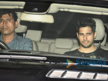 Ranbir Kapoor, Sidharth Malhotra, Alia Bhatt, Aditya Roy Kapur, Arjun Kapoor & Prabhas snapped post party at Karan Johar's house
