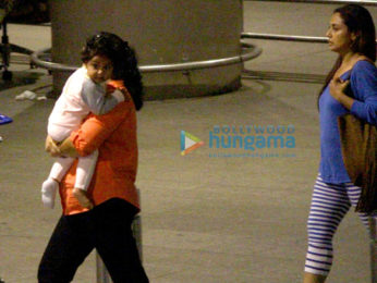 Rani Mukherji & Adira return from their holidays in Dubai