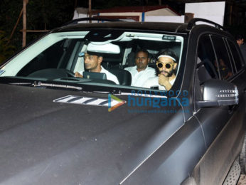 Ranveer Singh snapped post gym session in Bandra