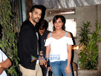 Richa Chadda and Angad Bedi snapped at Pali Village Cafe
