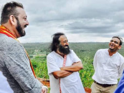 SIMPLY DIVINE! Sanjay Dutt meets with Sri Sri Ravi Shankar
