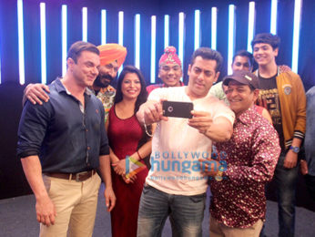 Salman Khan and Sohail Khan promote their film Tubelight on sets of the show Taarak Mehta Ka Ooltah Chashma