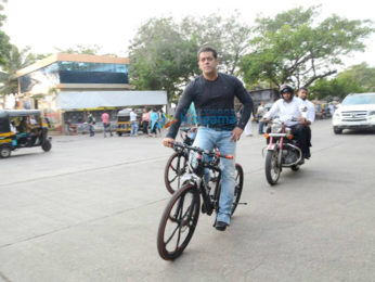 Salman Khan snapped during his film Tubelight's promotions