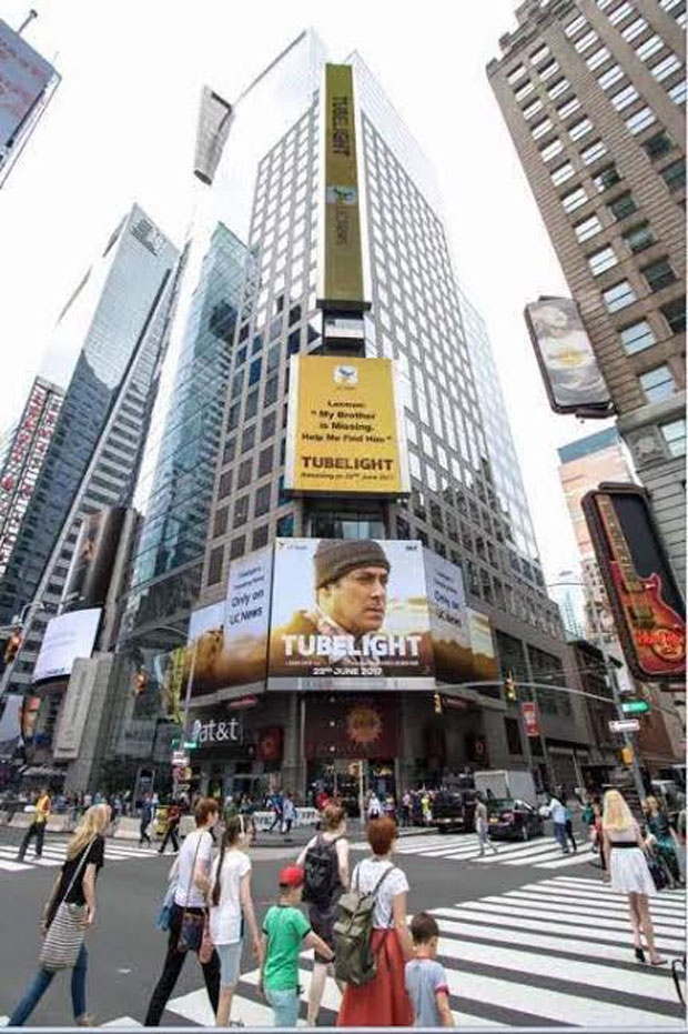 Salman Khan’s Tubelight becomes the FIRST BOLLYWOOD MOVIE to be featured on Times Square NYC’s hoardings -1