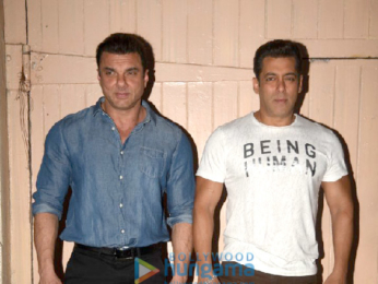 Salman Khan and Sohail Khan snapped at their film Tubelight's promotions