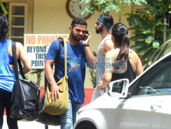 Shahid Kapoor, Mira Rajput, Kareena Kapoor Khan and Amrita Arora snapped at the gym