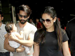 Shahid Kapoor and Mira Rajput Kapoor snapped at the airport