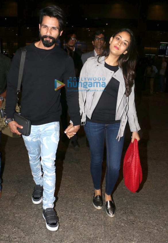 shahid kapoor and mira rajput snapped returning from london 5