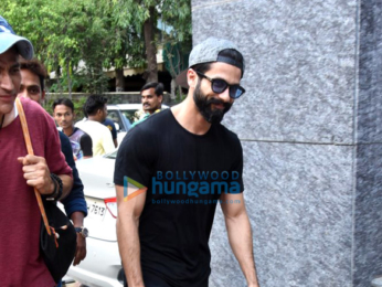 Shahid Kapoor snapped at gym in Bandra