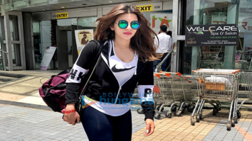 Shama Sikander spotted outside the gym