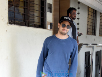 Sidharth Malhotra and Alia Bhatt snapped post their meeting at Matrix's office in Bandra
