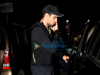 Sidharth Malhotra snapped post meeting at Matrix office