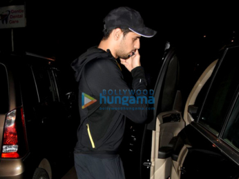 Sidharth Malhotra snapped post meeting at Matrix office