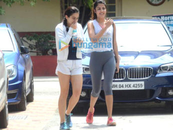 Sohail Khan, Sara Ali Khan, Rhea Chakraborty and Sooraj Pancholi snapped at the gym