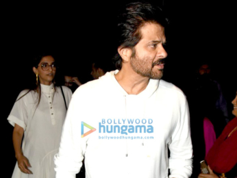 Sonam Kapoor and Anil Kapoor snapped post dinner at Bastian in Bandra