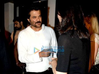 Sonam Kapoor and Anil Kapoor snapped post dinner at Bastian in Bandra