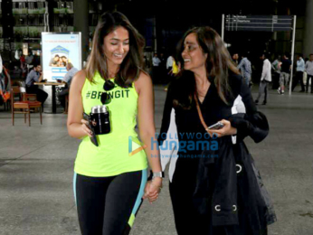 Sridevi and Ileana D'Cruz snapped at the airport