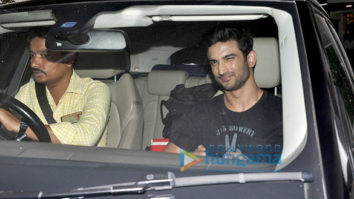 Sushant Singh Rajput, Chunky Pandey and Kriti Sanon snapped at Sunny Super Sound