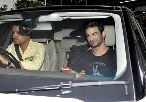 Sushant Singh Rajput, Chunky Pandey and Kriti Sanon snapped at Sunny Super Sound Sushant Singh Rajput, Chunky Pandey and Kriti Sanon snapped at Sunny Super Sound
