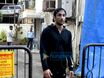 Sushant Singh Rajput snapped post a meeting in Bandra