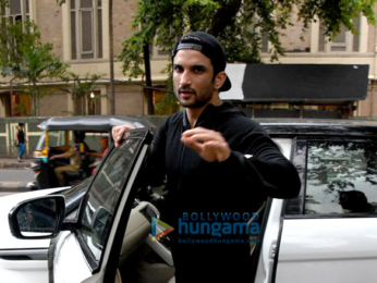 Sushant Singh Rajput snapped post a meeting in Bandra