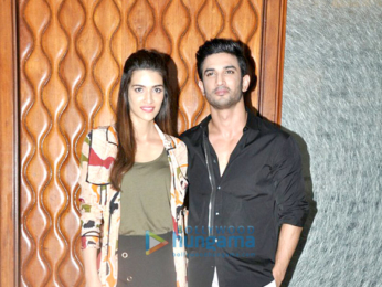 Sushant Singh Rajput and Kriti Sanon snapped at their film 'Raabta's promotions