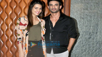 Sushant Singh Rajput and Kriti Sanon snapped at their film ‘Raabta’s promotions