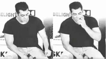 CAUGHT ON CAMERA: This hilarious video of Salman Khan eating threads from jeans is breaking the Internet