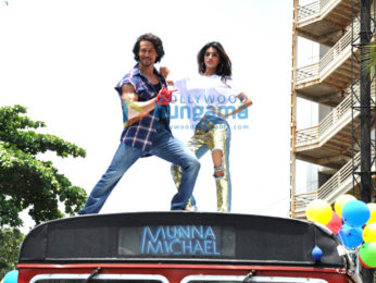 Tiger Shroff and Nidhhi Agerwal launch the song 'Ding Dang' from 'Munna Michael'