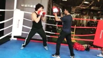 Watch: Tiger Shroff is back to the grind with kickboxing