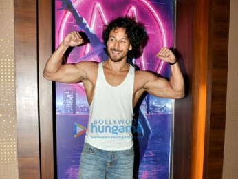 Tiger Shroff snapped during the film promotions of 'Munna Michael'