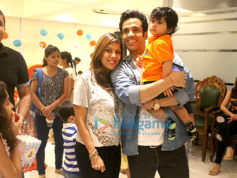 Tusshar Kapoor celebrates son Laksshya's 1st birthday at his home in Juhu