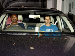 Varun Dhawan snapped post his gym session in Bandra