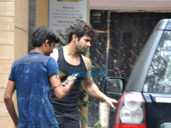 Varun Dhawan snapped post his gym session in Juhu