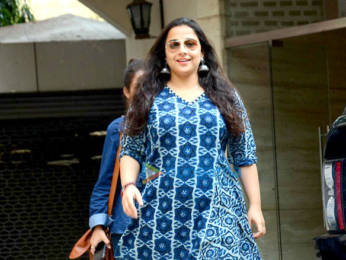 Vidya Balan snapped post dubbing in Bandra