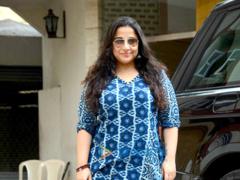 Vidya Balan snapped post dubbing in Bandra