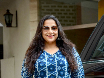 Vidya Balan snapped post dubbing in Bandra