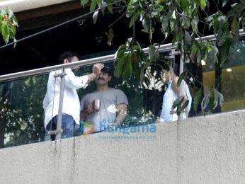 Vikramaditya Motwane and Nikhil Advani snapped at Saif Ali Khan's house