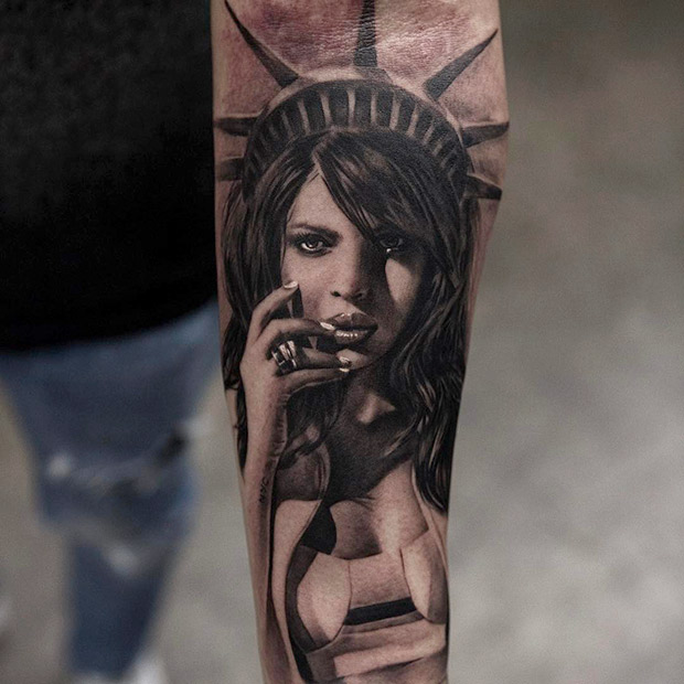 WOW! This fan gets a tattoo of Priyanka Chopra as Statue of Liberty and it is awesome