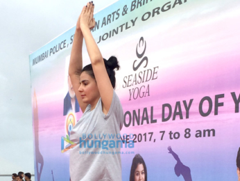 World Yoga Day celebration with around 650 children of those Farmers of Maharashtra who has committed suicide