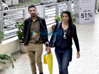 Rahul Dev and Mughda Godse snapped post shopping in Juhu