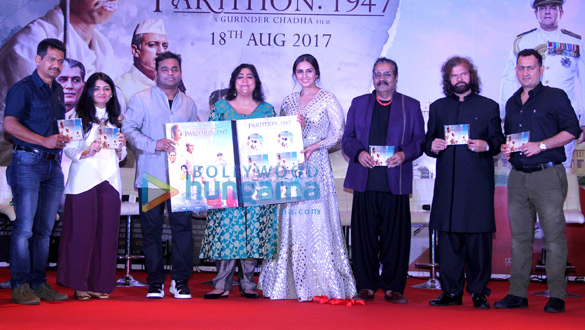 a r rahman gurinder chadha and huma qureshi launch the music of partition 1947 1