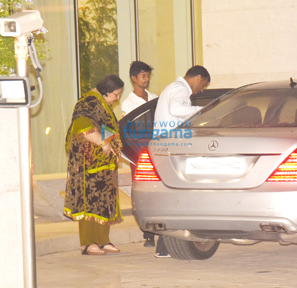 aditya chopra rani mukherjee and pamela chopra snapped post a family dinner in bandra 1