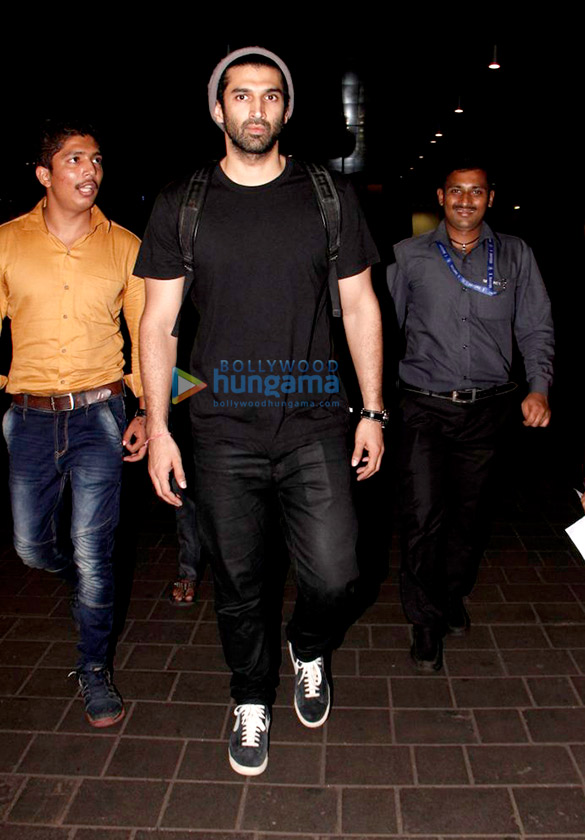 Aditya Roy Kapur, Sonal Chauhan and others snapped at Mumbai’s T2 airport