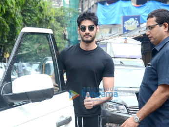 Ahan Shetty snapped in Bandra