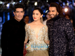 Alia Bhatt and Ranveer Singh walk for Manish Malhotra’s show at India Couture Week in Delhi